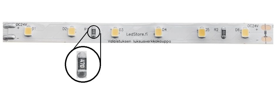 Led nauhan IC piiri - LedStore Led strip IC circuit