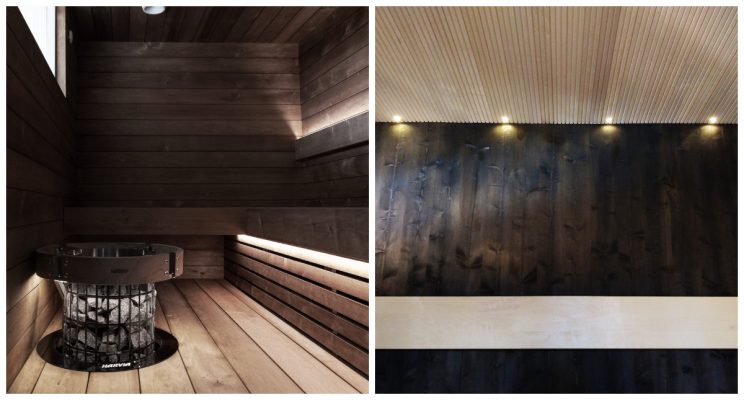 A dark sauna needs more light than a light sauna.