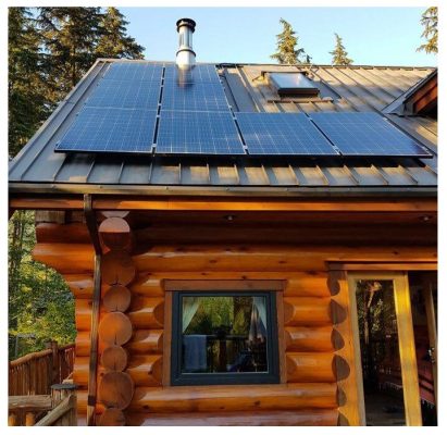 Solar panels and LED strip lighting Solar panels and LED strip lighting
