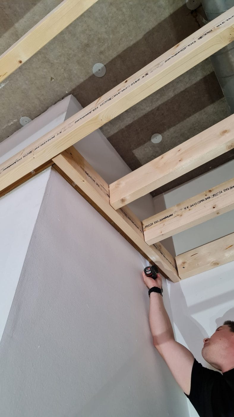 - LedStore Strip ceiling lighting starts with indirect light