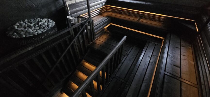 Creative sauna lighting