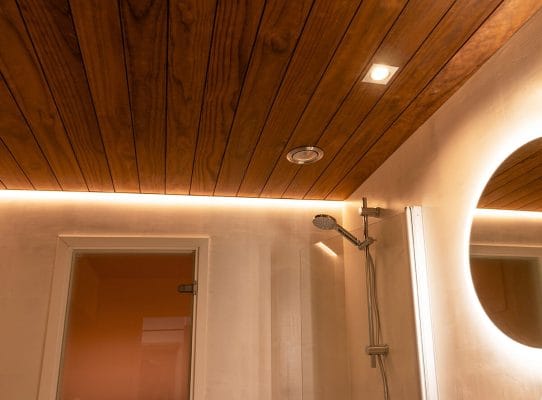 Bathroom and sauna lighting modernised for LedStore Bathroom and sauna lighting modernised for LedStore