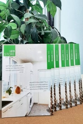 More pages than ever before in the Led catalogue 2022 More pages than ever before in the Led catalogue 2022