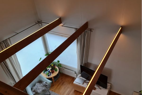 Indirect lighting for living room, led strip light installation Indirect lighting for living room, led strip light installation