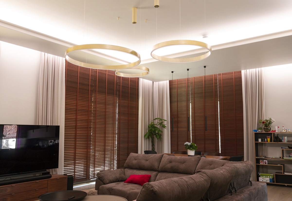 Living room lighting design