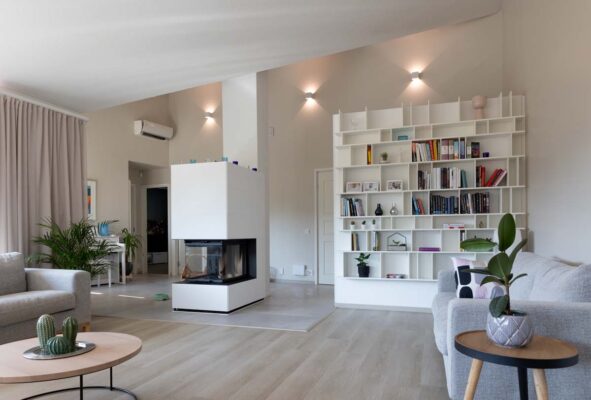 LED wall lights enhance comfort and bring modern design to the home.