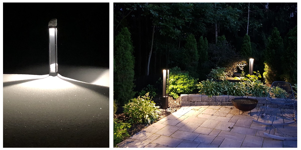 Snow is taken into account in the design of outdoor lighting. Collared whales