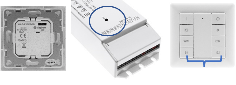 Zigbee 2 blogiin painikkeen liittäminen muuntajaan - LedStore Zigbee devices are compatible with each other