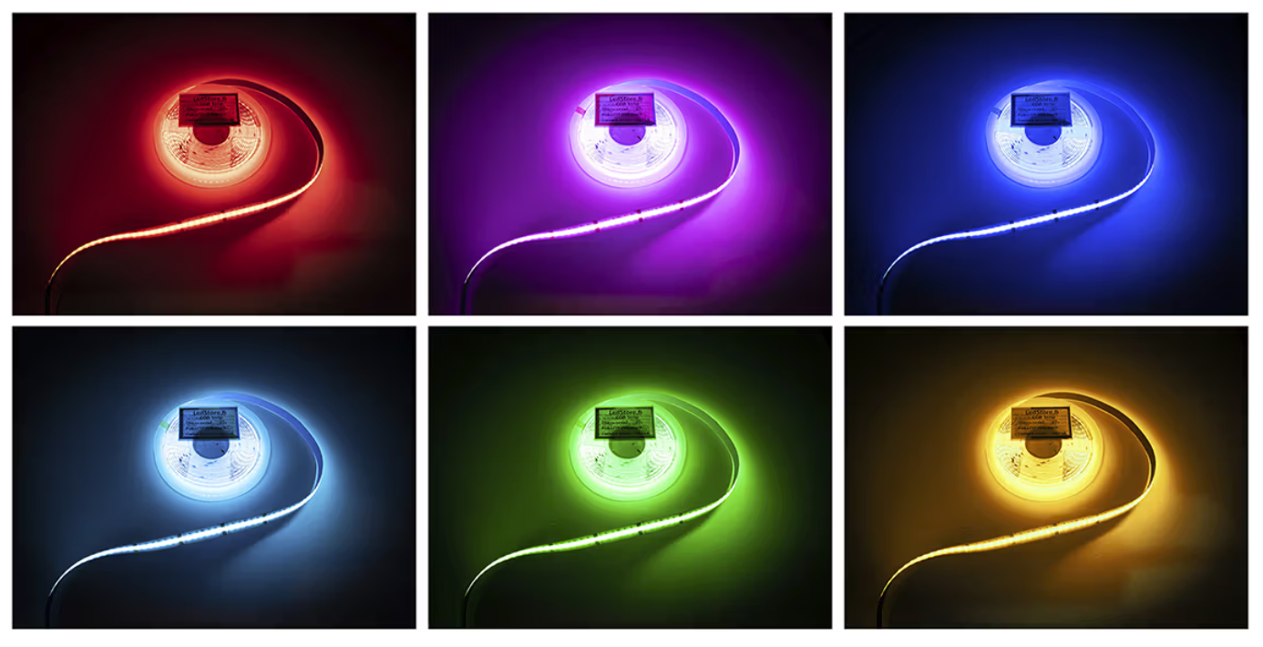 Kuusi spiraalimaisesti asennettua LED-nauhaa luovat näyttävän juhlavalaistuksen - valittavina punainen, sininen, valkoinen, vihreä, keltainen ja syaani valo. Täydellinen pihan tai terassin koristeluun! Tilaa LEDStripit helposti LedStore.fi-verkkokaupasta. - LedStore RGB-valonauha, juhlavalaistus vaatii väriä, jota saadaan helposti led-nauhasta.