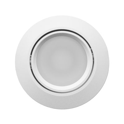 LED downlight — ROUND, IP44, CCT 2700-4000-5600K adjustable & dimmable 9W,SILVER, high CRI91