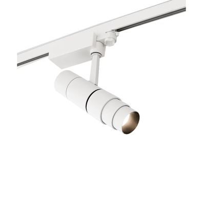 LED ceiling track light — ZOOM, dimmable 15W, for 3 phase track, white, 4000K LED ceiling track light — ZOOM, dimmable 15W, for 3 phase track, white, 4000K