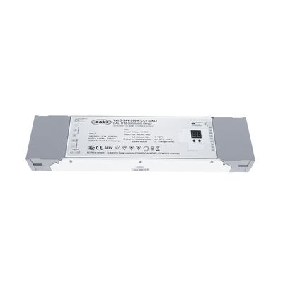 24V DALI DT8 LED DRIVER 200W, dimmable, IP20, for CCT or RGB+W LED lights