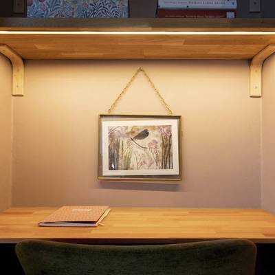 Slim Indirect angle surface LED strip aluminium PROFILE, 3m, brushed aluminium