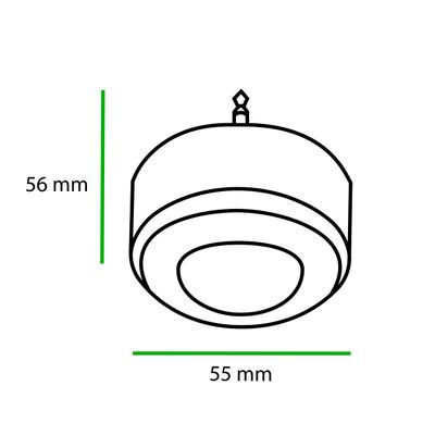 Motion PIR sensor for Led High Bay UFO -light, IP65