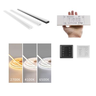 2 Metre CCT Led strip light set