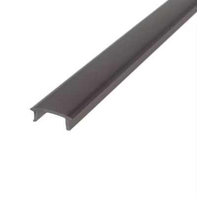 Black protective cover for aluminium profile.