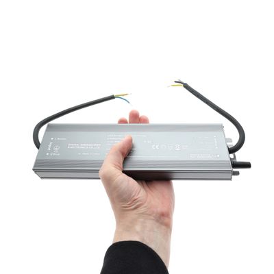 Rectangular LED light with dimensions marked: length 245mm, height 32mm, width 65mm. Simple line drawing with red lines for LED lighting shop.