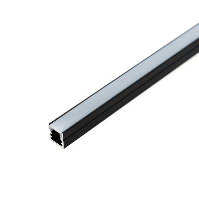 Surface LED strip aluminium PROFILE SOLO MINI, 3m, black