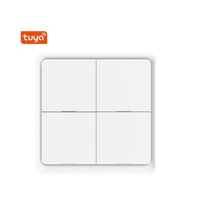 Tuya wireless push button 4 part white