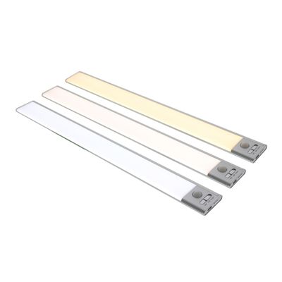 LED strip lights with control buttons that display cold white, neutral white and warm white temperatures for a variety of lighting options.