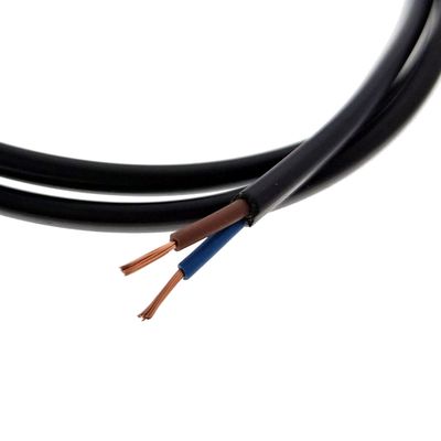 Black, bipolar cable for led ribbon installations