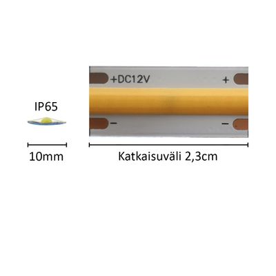 LED strip SOLO, 3000K, 12V, 7,2W/m, IP65, CRI94