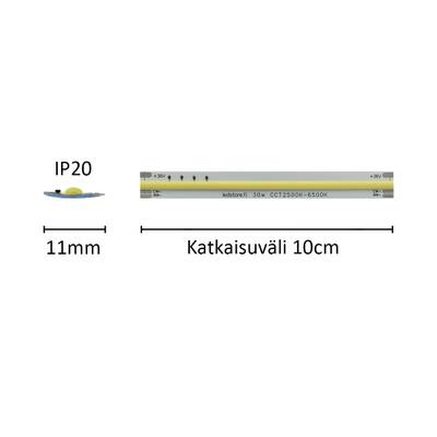 Custom-length LED strip SOLO TUNNELMA, CCT, 36V, 30W/m, IP20, CRI92 Custom-length LED strip SOLO TUNNELMA, CCT, 36V, 30W/m, IP20, CRI92