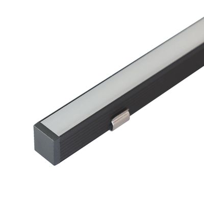 Surface LED strip aluminium PROFILE SOLO MINI, 2m, black