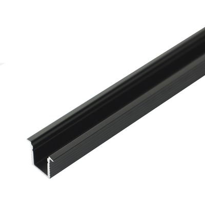 Cross section of LED aluminium profile, width 10,5 mm, height 8,7 mm, base 7,4 mm, inner width 5,5 mm.