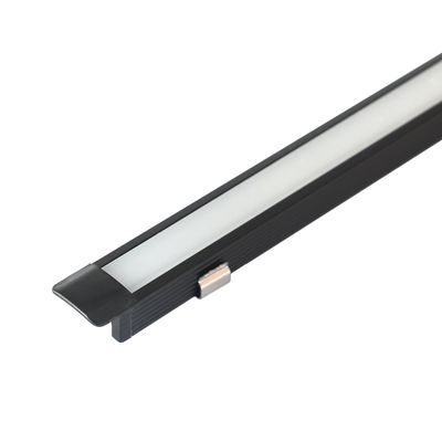 Recessed MINI LED strip aluminium PROFILE 2m, black