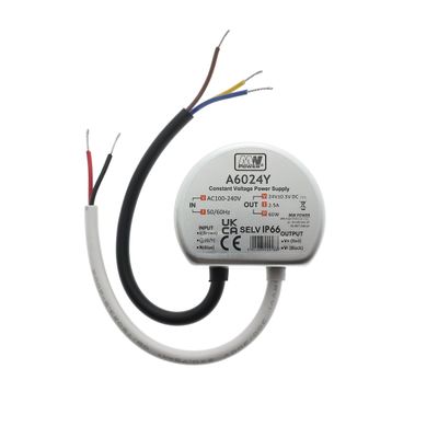 24V BOX FIT LED DRIVER, 60W, IP66, 62mm x 25 mm 24V BOX FIT LED DRIVER, 60W, IP66, 62mm x 25 mm