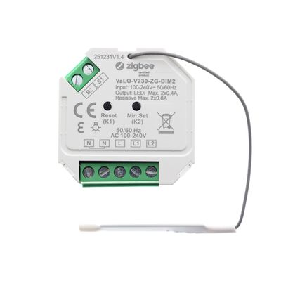 ZigBee Dual-Channel Phase Dimmer