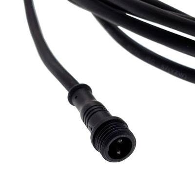 Rubber cable for patio and sauna light fittings.