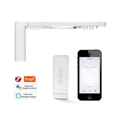 Tuya Zigbee smart motorised curtain rail