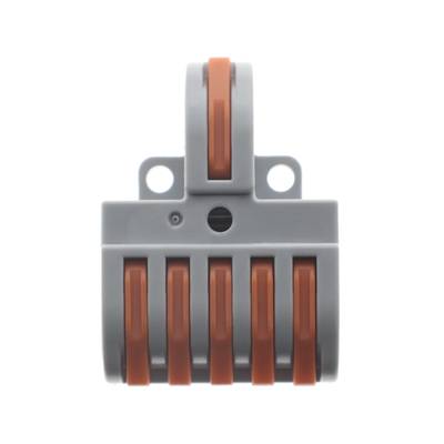 1-to-6 leverage connector (Wago) for branching wires
