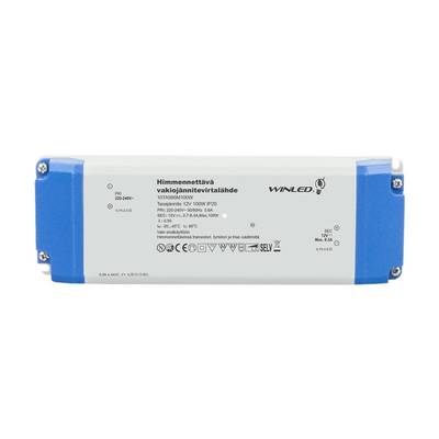 LED power supply, 12V, 100W, Winled, TRIAC dimmable, IP20 LED power supply, 12V, 100W, Winled, TRIAC dimmable, IP20