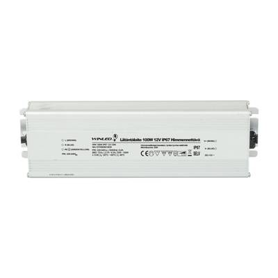 LED power supply, 12V, 100W, WINLED, TRIAC dimmable, IP67 LED power supply, 12V, 100W, WINLED, TRIAC dimmable, IP67