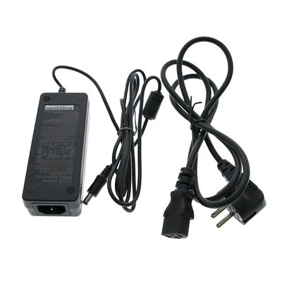 LED lighting power supply, two-pin plug and detachable cable for reliable connection of the luminaire, white.