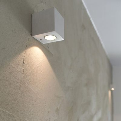 Indoor LED wall light fixture — CUBIC 3W, one direction, white, 3000K