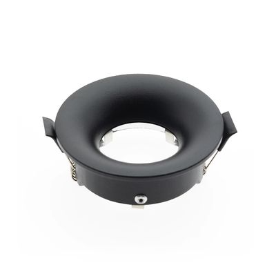 VOID recessed round GU10 and MR16 Lamp frame, IP44 black