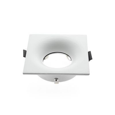 VOID recessed square GU10 and MR16 Lamp frame, IP44 white