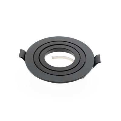 FLIP round IP21 black FRAME for GU10 or MR16