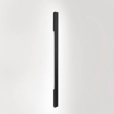 Indoor LED wall light fixture — LINE 900, water resistant IP44, Black, 8,4W, 3000K