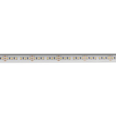 Close-up of an LED strip light with several small rectangular lamps in a row, ideal for energy efficient lighting solutions.