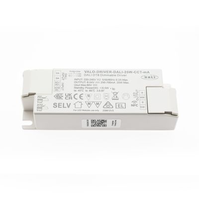 DALI DT8 LED DRIVER 25W, CCT, dimmable, 250-700 mA