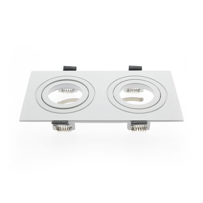 FLIP double square IP21 white FRAME for GU10 or MR16