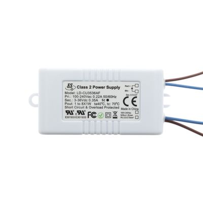 Constant Current LED Driver, 350mA, max 8x1W