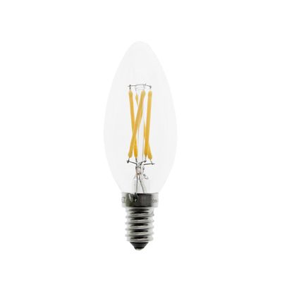 LED bulb E14 — CANDLE, clear, high CRI94, dimmable 4W, 4000K