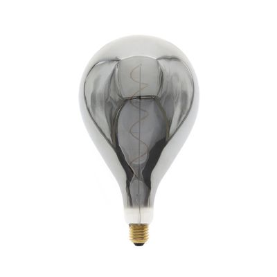 LED bulb E27 — DROP, spiral filament, light smoky, 1800K, 6W, 80 lm