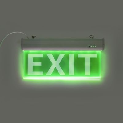 Suspended EMERGENCY EXIT LED LIGHT with inbuilt backup battery, 5W, 230V